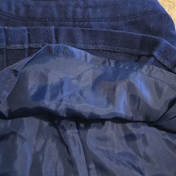 JANIE AND JACK NAVY BLUE WOOL FULLY LINED SKIRT, SIZE 12-18 MONTHS, NWOT - Picture 8 of 8